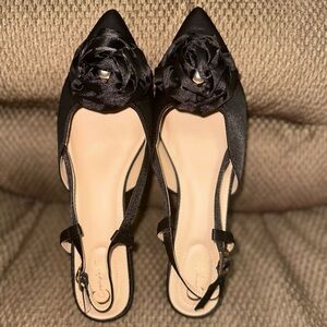 •NWT/BOX BLACK HEELS•
